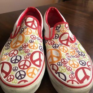 Vans Peace Sign Sneakers